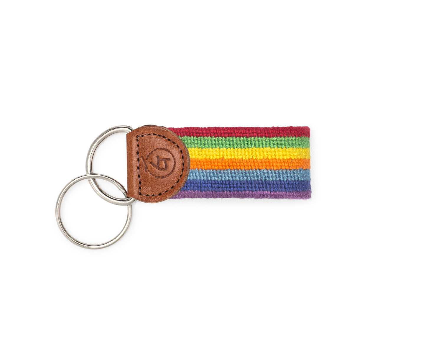 Pride Needlepoint Keychain