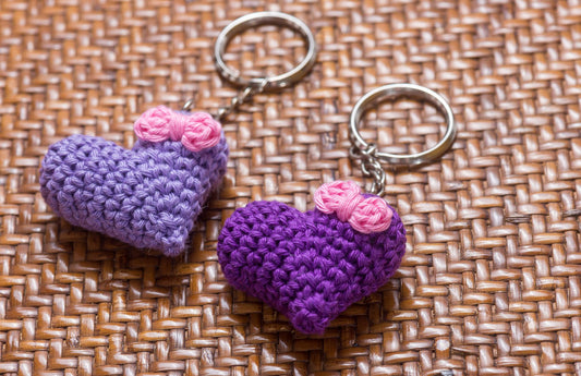 needlepoint keychain