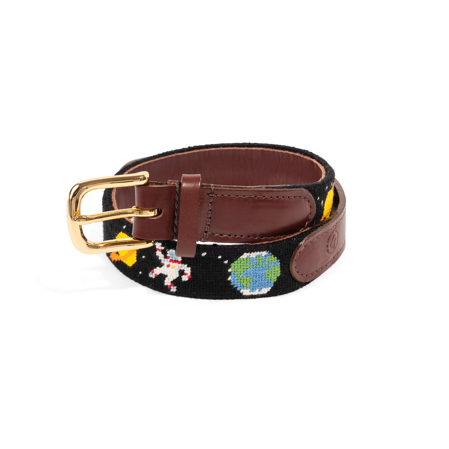 Space Explorer Childrens Needlepoint Belt