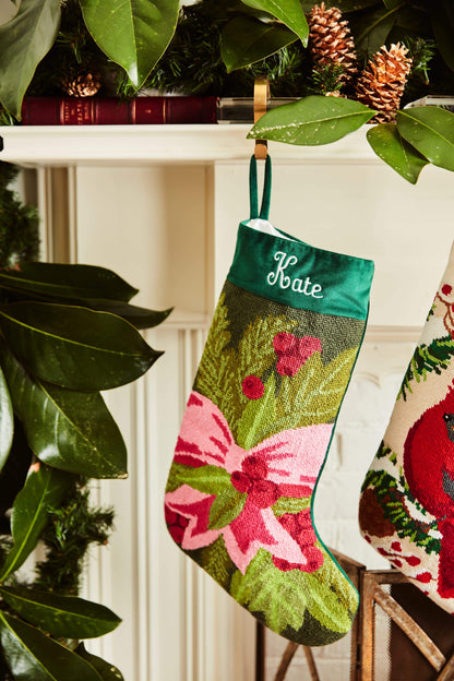 Holiday Greetings Full Size Stocking