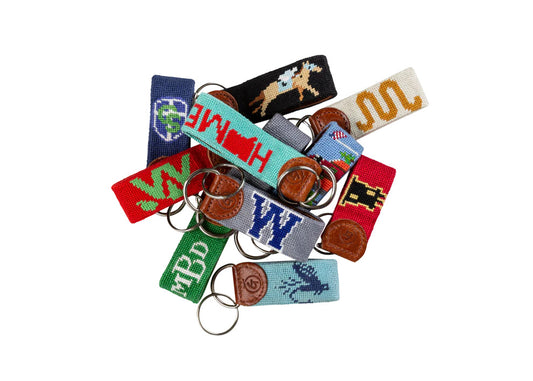 Custom Needlepoint Keychain 1