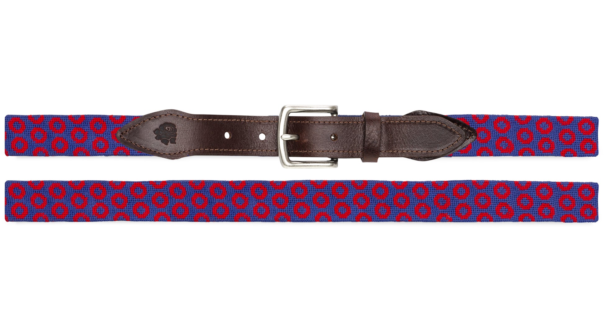 Fishman Donut Needlepoint Belt