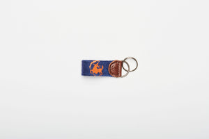 Sagittarius Needlepoint keychain