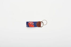 Aries Needlepoint keychain