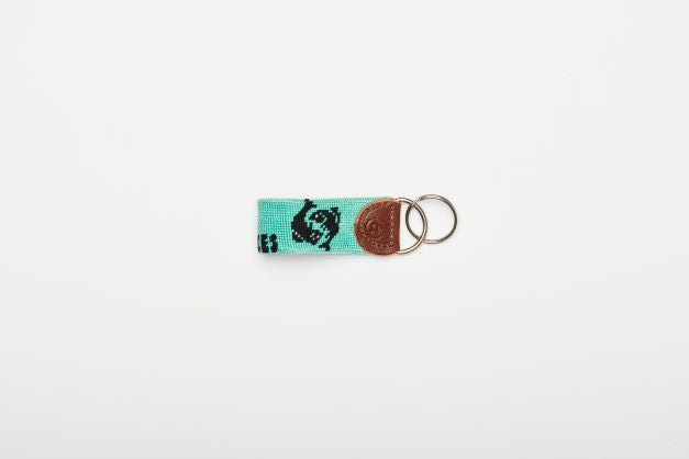 Pisces Needlepoint keychain