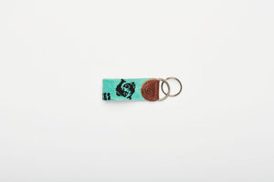 Pisces Needlepoint keychain