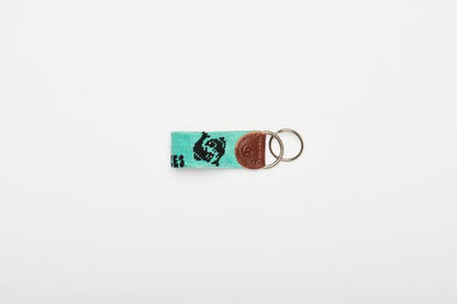 Pisces Needlepoint keychain