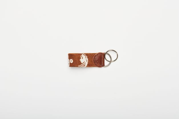 Virgo Needlepoint keychain