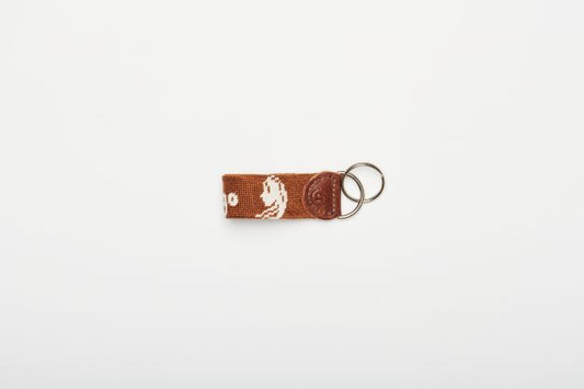 Virgo Needlepoint keychain