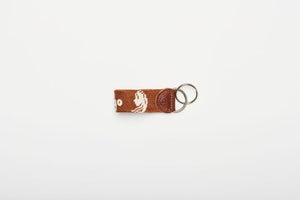 Virgo Needlepoint keychain