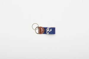 Scorpio Needlepoint keychain