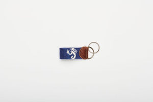 Scorpio Needlepoint keychain