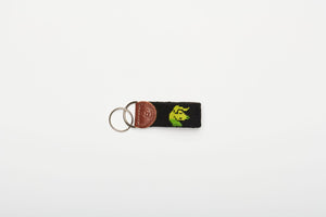 Taurus Needlepoint keychain