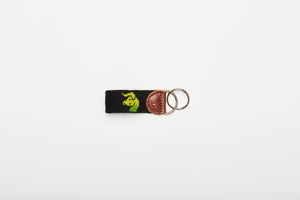 Taurus Needlepoint keychain