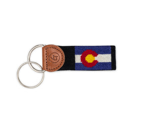 Colorado Needlepoint Keychain