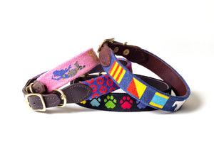 Custom Needlepoint Dog Collar