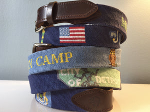 Custom Needlepoint Belt Deposit ONLY (pay balance later)