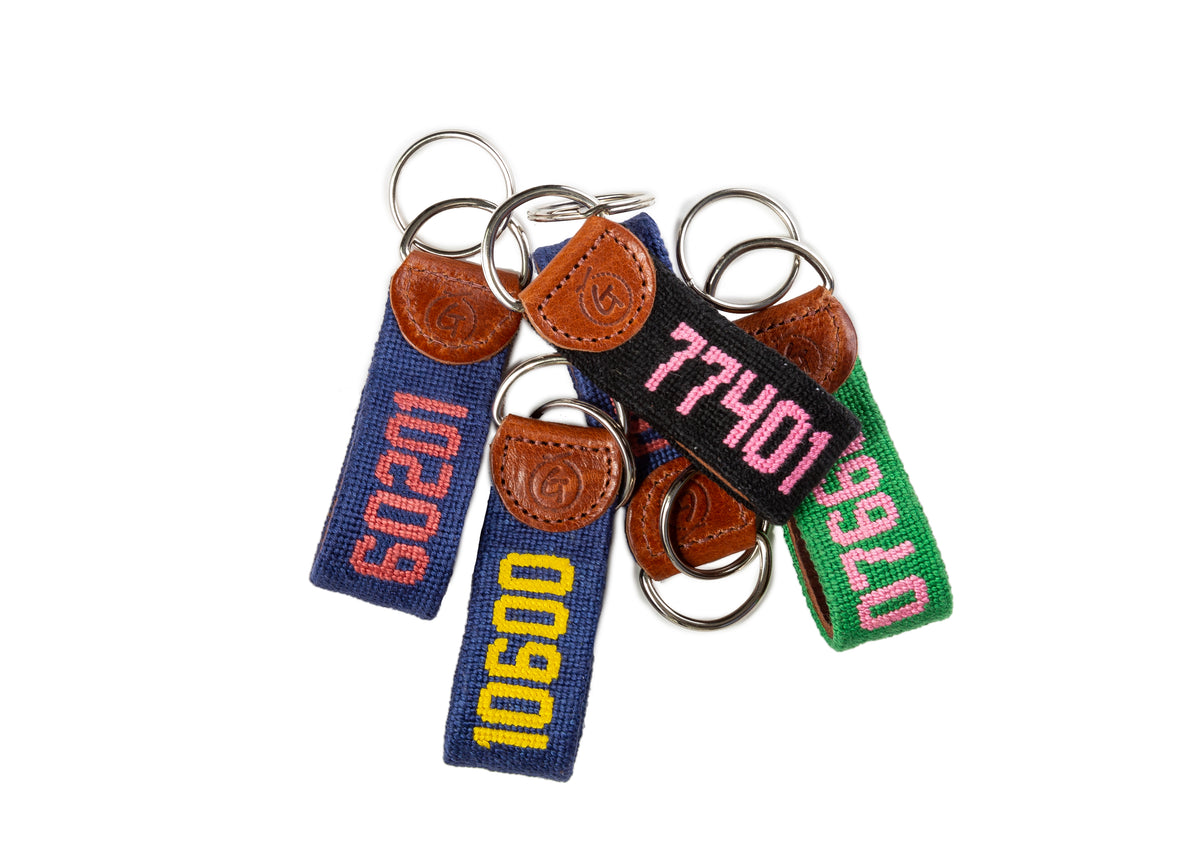 Custom Zip Code Keychain – Good Threads