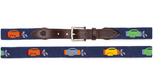 Golf Bags Needlepoint Belt