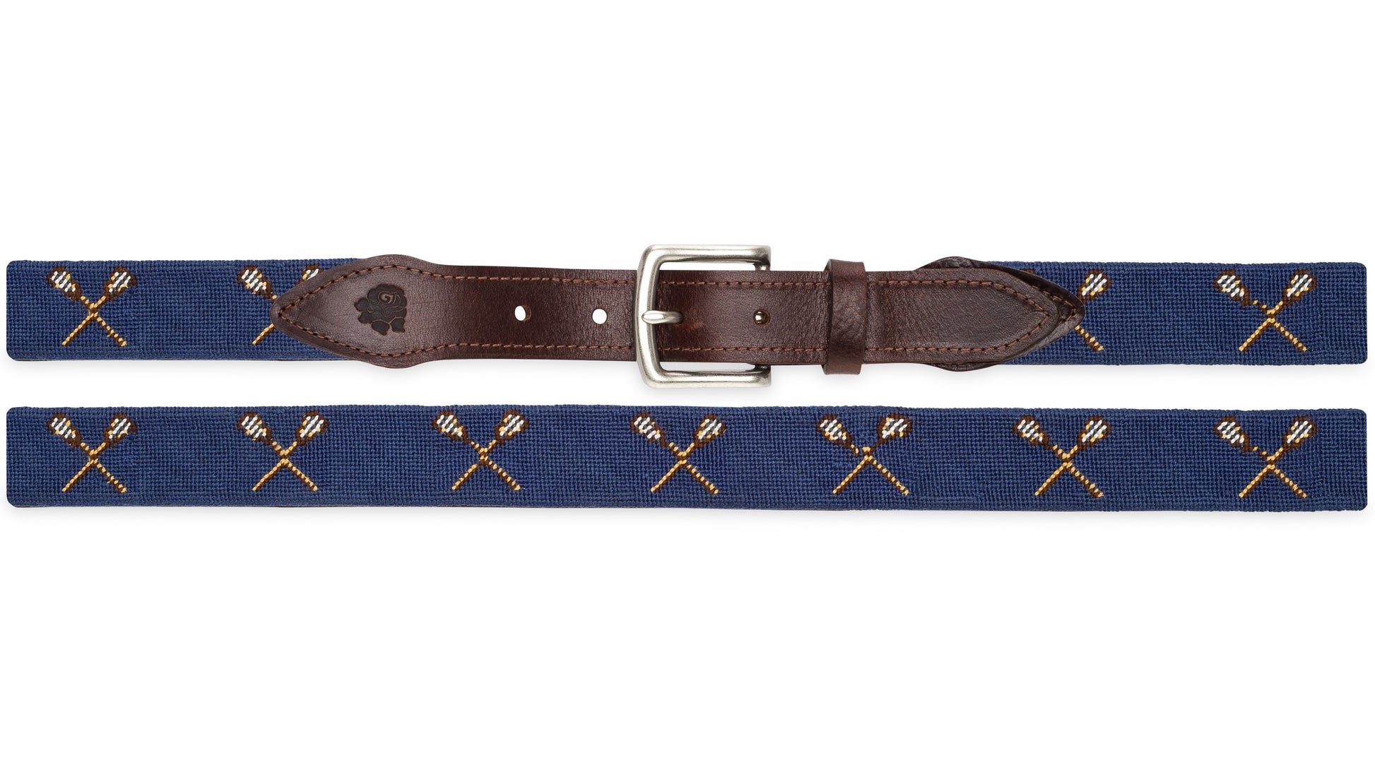 Lacrosse Needlepoint Belt